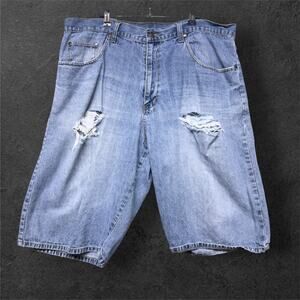 Vintage Kani Gold 2000s Y2K Cross Jean Shorts Size 42